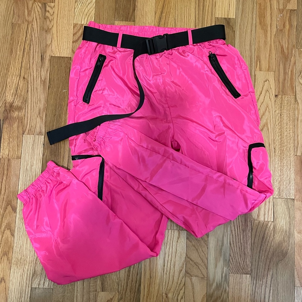 Pink Parachute Pants